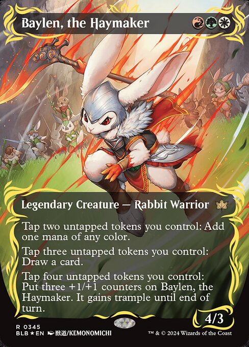 BLB: Baylen, the Haymaker (Borderless) (Raised Foil)
