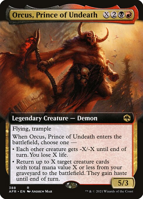 AFR: Orcus, Prince of Undeath (Extended Art)
