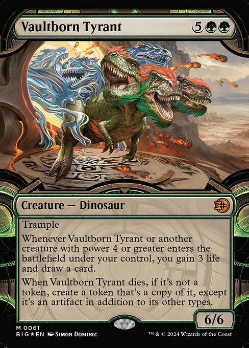 BIG: Vaultborn Tyrant (Showcase) (Raised Foil)