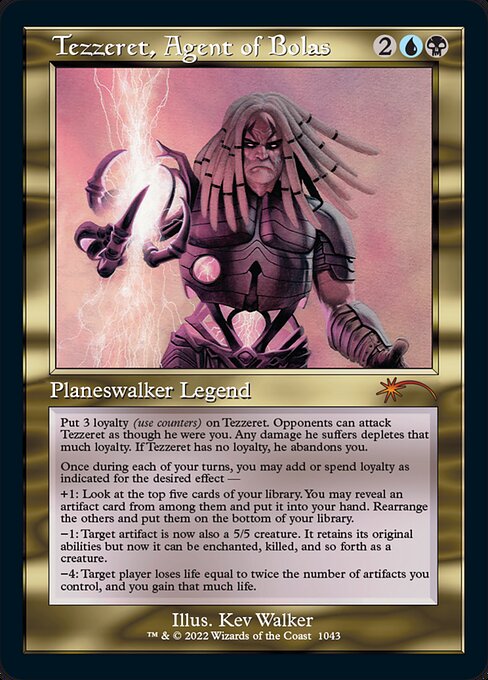 SLD: Tezzeret, Agent of Bolas (Retro Frame)