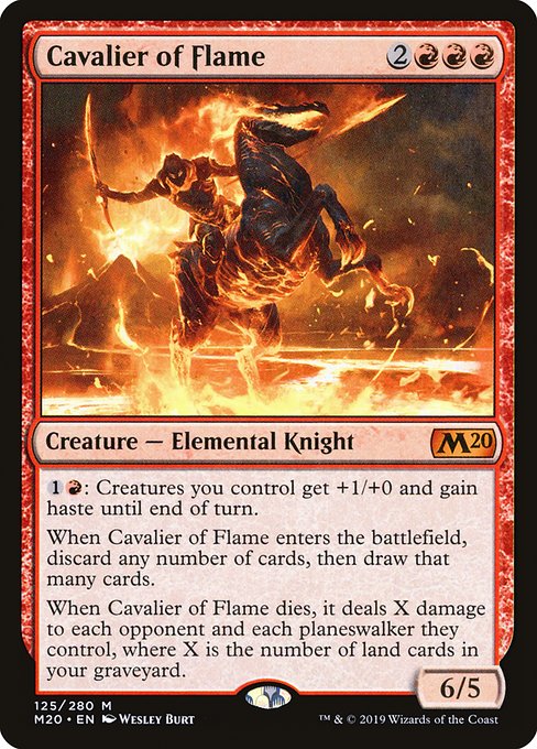 M20: Cavalier of Flame (Foil)