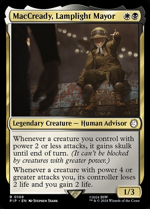 PIP: MacCready, Lamplight Mayor