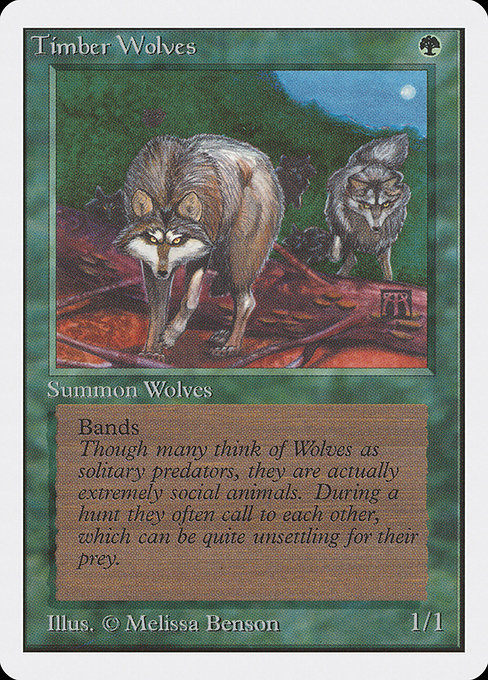 2ED: Timber Wolves