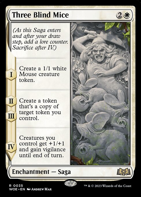 WOE: Three Blind Mice (Foil)