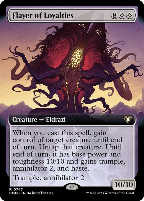 CMM: Flayer of Loyalties (Extended Art) (Foil)
