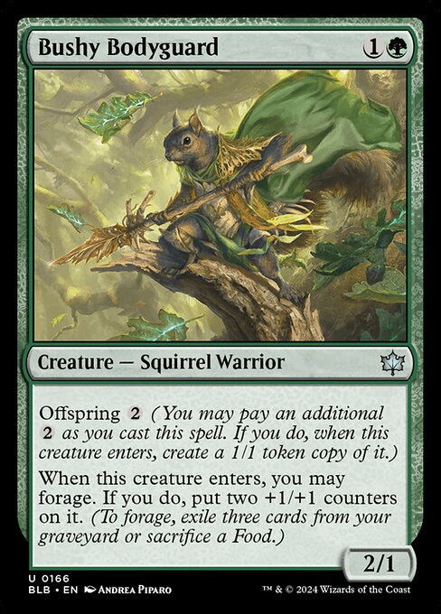 BLB: Bushy Bodyguard