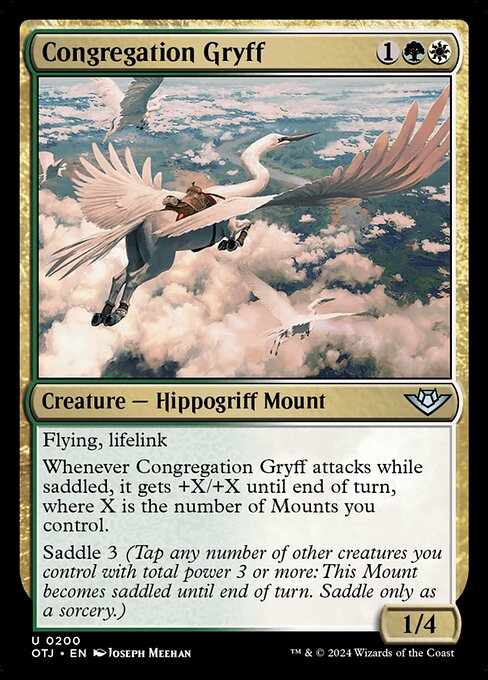 OTJ: Congregation Gryff