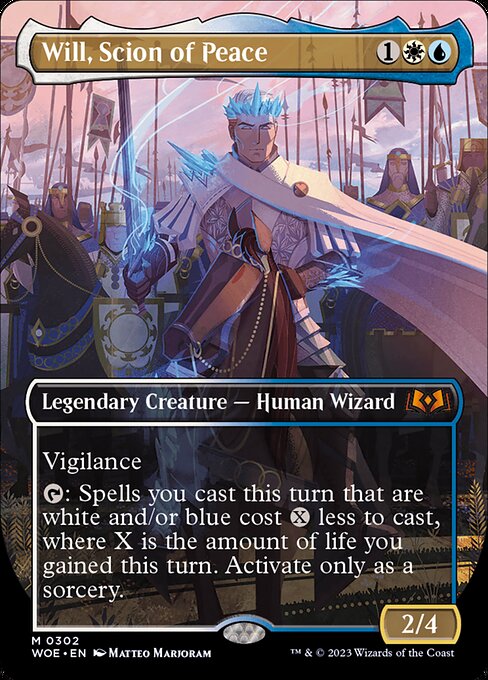 WOE: Will, Scion of Peace (Borderless) (Foil)