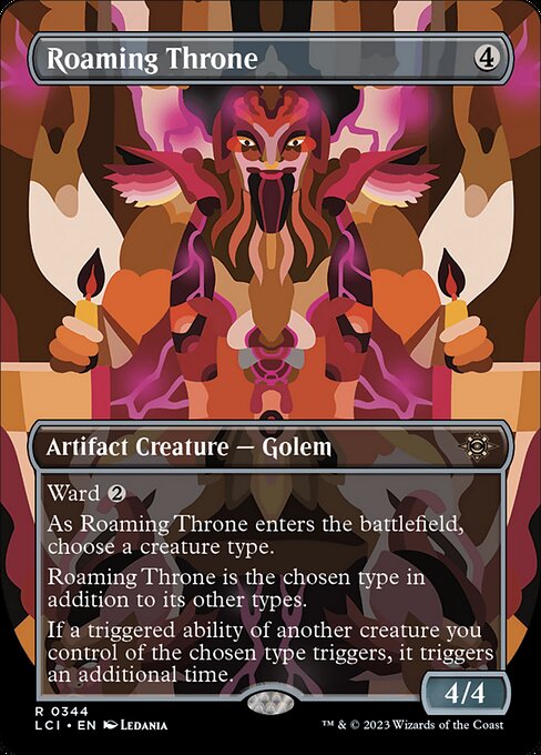 LCI: Roaming Throne (Borderless) (Foil)