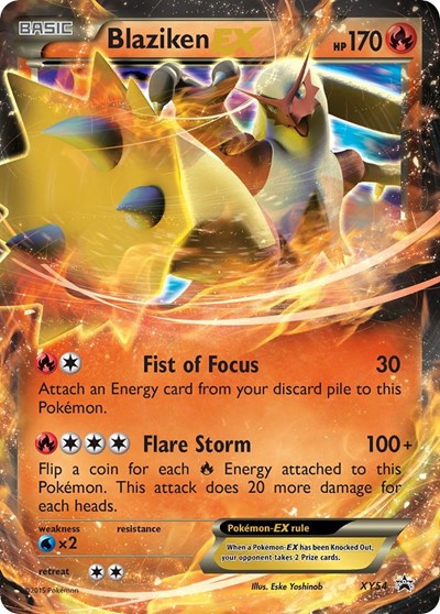 PR: Blaziken EX - XY54 (Holofoil)