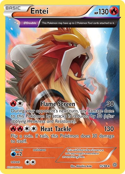 AOR: Entei (15) (Reverse Holofoil)