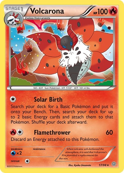 AOR: Volcarona (17) (Holofoil)