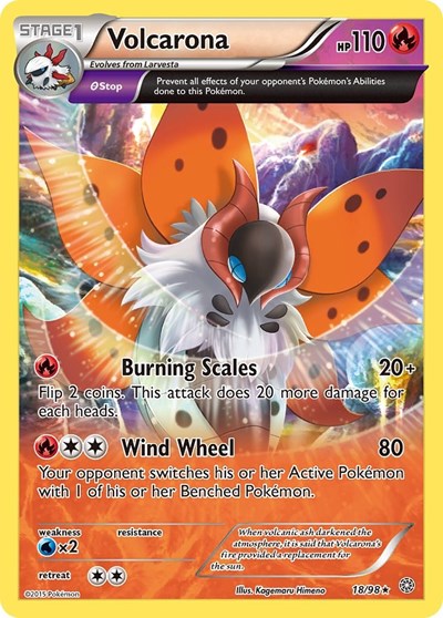 AOR: Volcarona (18) (Reverse Holofoil)