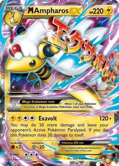 AOR: M Ampharos EX (Holofoil)