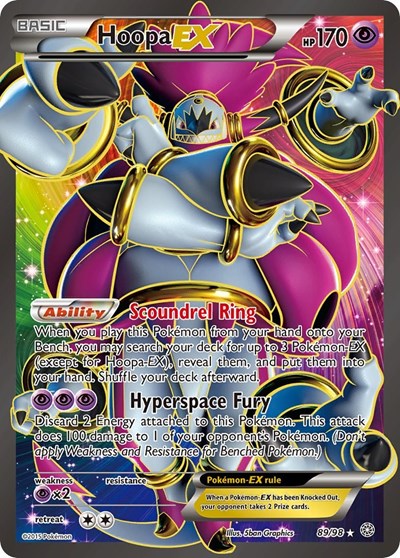 AOR: Hoopa EX (89 Full Art) (Holofoil)