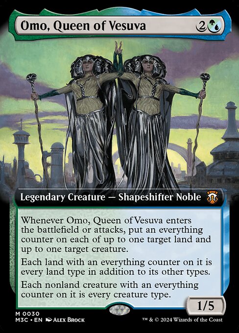 M3C: Omo, Queen of Vesuva (Extended Art) (Foil)
