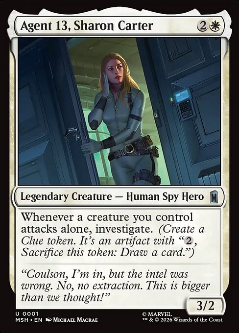 MSH: Agent 13, Sharon Carter (Foil)