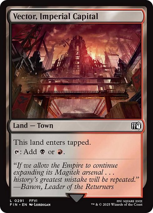FIN: Vector, Imperial Capital