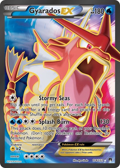 BKP: Gyarados EX (Full Art) (Holofoil)