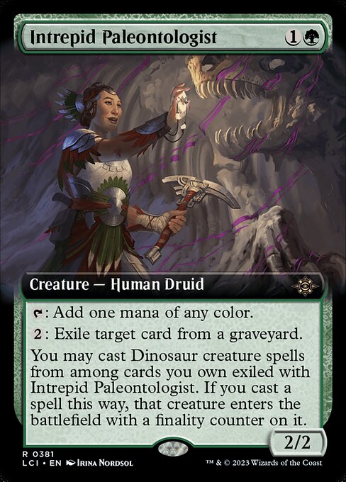 LCI: Intrepid Paleontologist (Extended Art) (Foil)