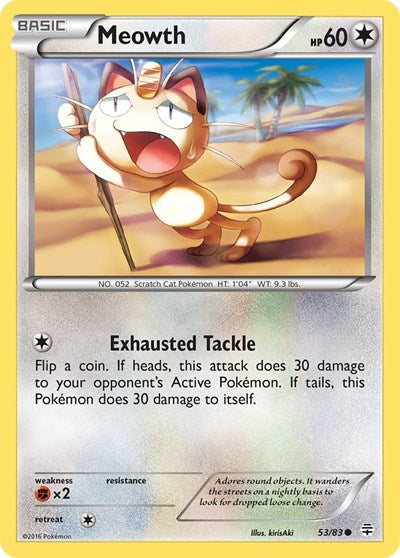 GEN: Meowth (Reverse Holofoil)