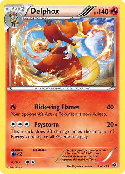 FCO: Delphox (Reverse Holofoil)