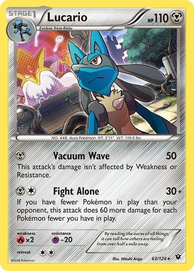 FCO: Lucario (63) (Holofoil)