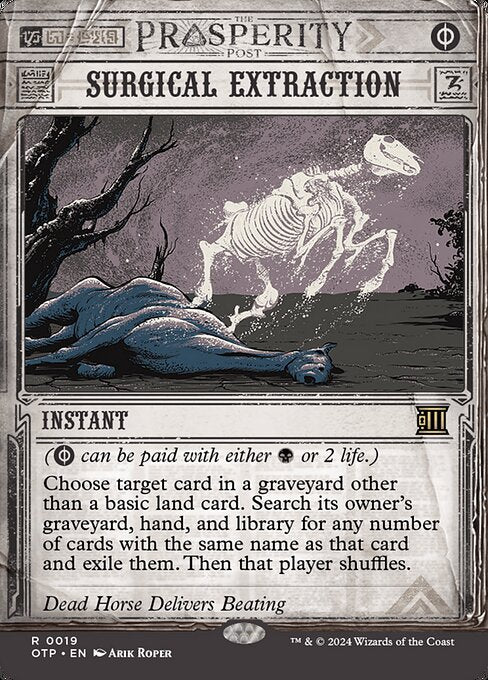 OTP: Surgical Extraction (Foil)