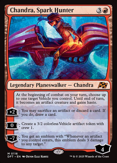 chandra cards mtg DFT: Chandra, Spark Hunter