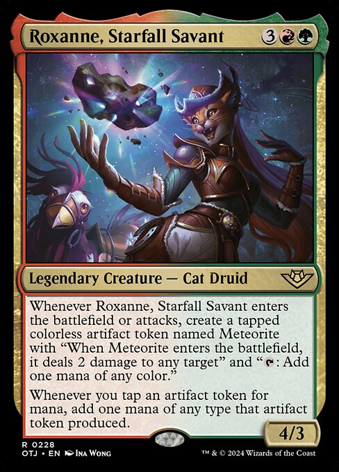 OTJ: Roxanne, Starfall Savant (Foil)