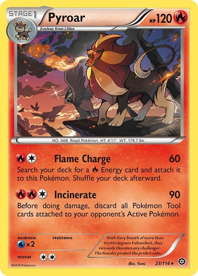 STS: Pyroar (Reverse Holofoil)