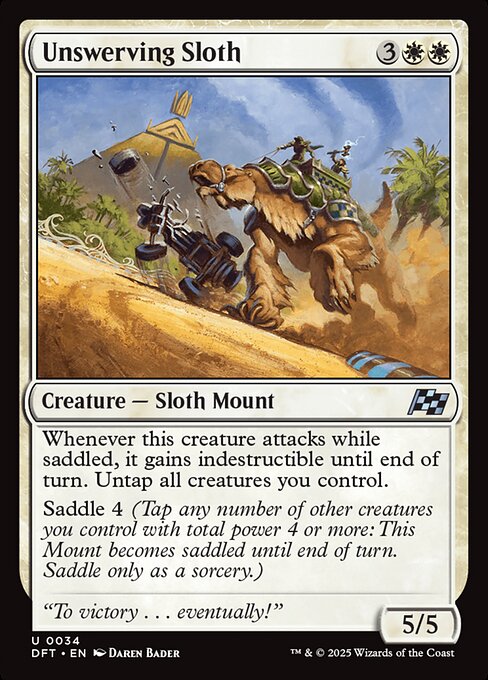 DFT: Unswerving Sloth