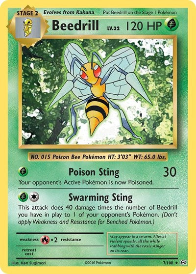 EVO: Beedrill (Reverse Holofoil)