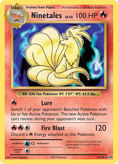 EVO: Ninetales (Reverse Holofoil)