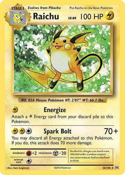 EVO: Raichu (Reverse Holofoil)