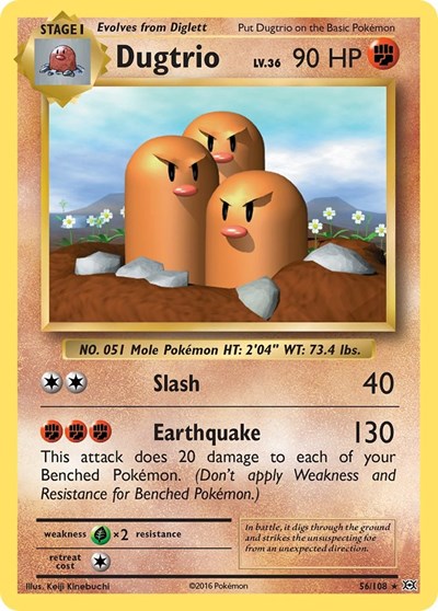 EVO: Dugtrio (Reverse Holofoil)