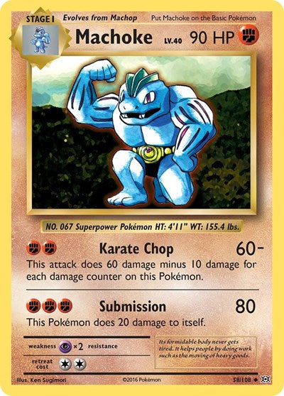 EVO: Machoke (Reverse Holofoil)