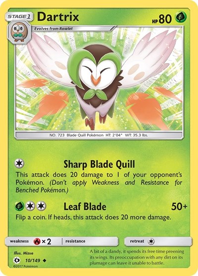 SM01: Dartrix (Reverse Holofoil)