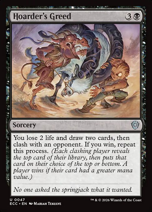 ECC: Hoarder's Greed
