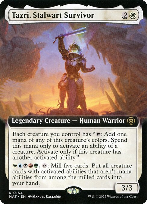MAT: Tazri, Stalwart Survivor (Extended Art) (Foil)