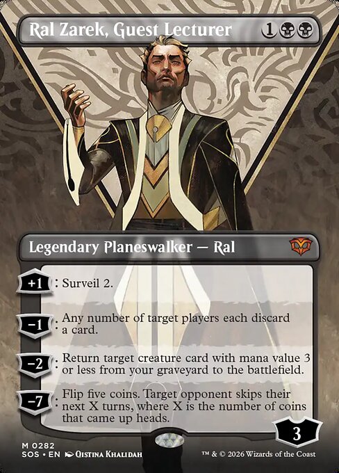 SOS: Ral Zarek, Guest Lecturer (Borderless) (Foil)