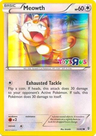 MCAP: Meowth - 53/83 (Toys R Us Promo) (Holofoil)