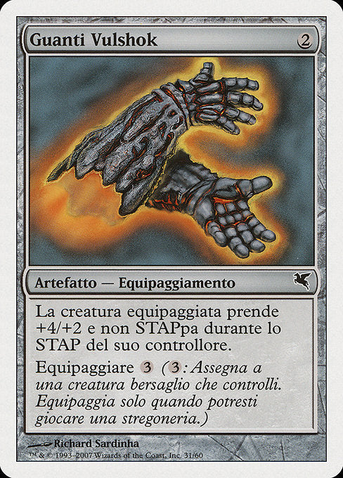 PSAL: Vulshock Gauntlets (Italian) - "Guanti Vulshok"