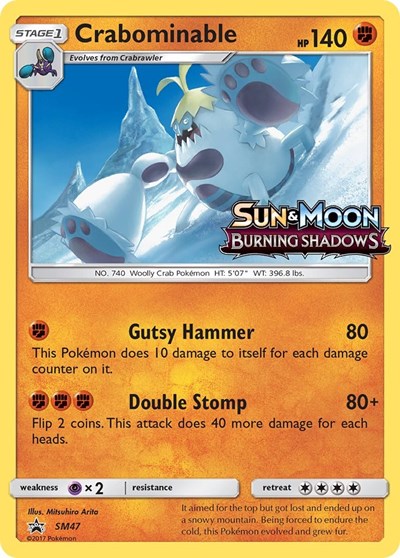 SMP: Crabominable - SM47 (Prerelease) (Holofoil)