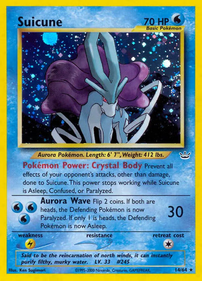 Suicune (14) 14/64 Unlimited Neo Revelation