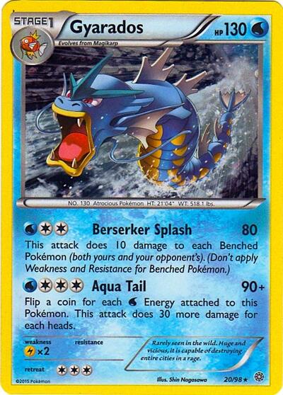 MCAP: Gyarados - 20/98 (Cosmos Holo) (Holofoil)