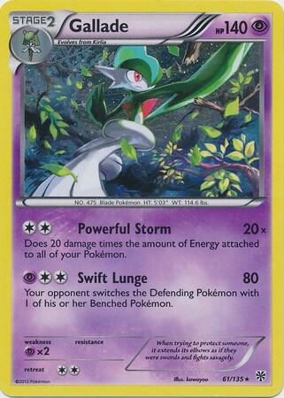 BLE: Gallade - 61/135 (Cosmos Holo) (Holofoil)