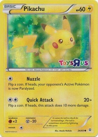 MCAP: Pikachu - 26/83 (Toys R Us) (Holofoil)