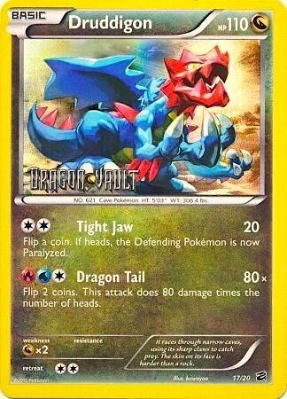 BLE: Druddigon - 17/20 (Dragon Vault) (Holofoil)