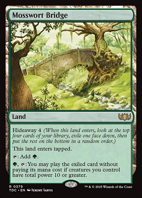 TDC: Mosswort Bridge